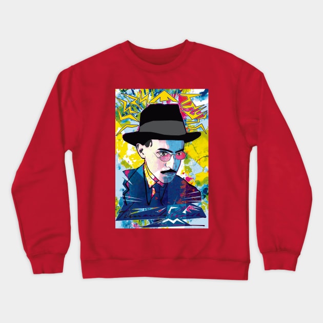 Fernando Pessoa III Crewneck Sweatshirt by Exile Kings 